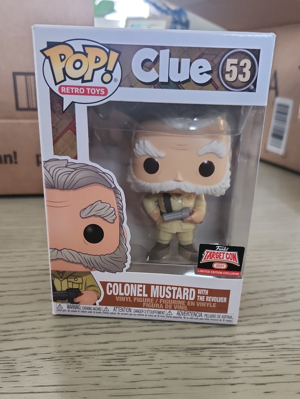 Colonel Mustard Funko - TargetCon 2021 Exclusive